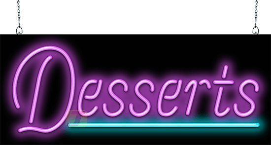 Desserts Neon Sign