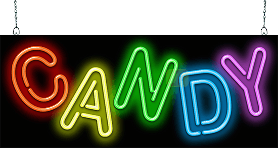 Candy Neon Sign