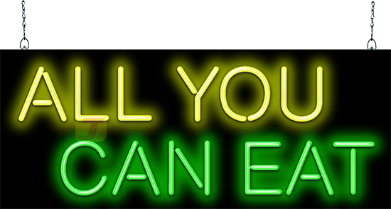 All You Can Eat Neon Sign