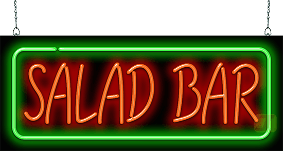 Salad Bar Neon Sign