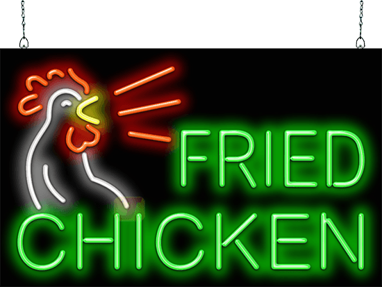 Fried Chicken Neon Sign