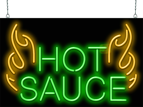 Hot Sauce Neon Sign