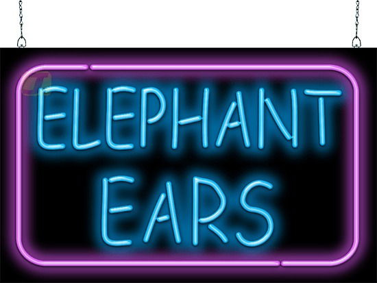 Elephant Ears Neon Sign