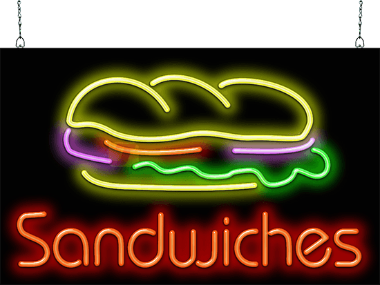 Sandwiches Neon Sign
