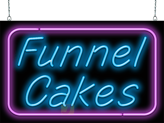 Funnel Cakes Neon Sign