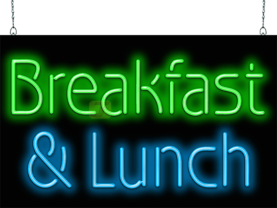 Breakfast & Lunch Neon Sign