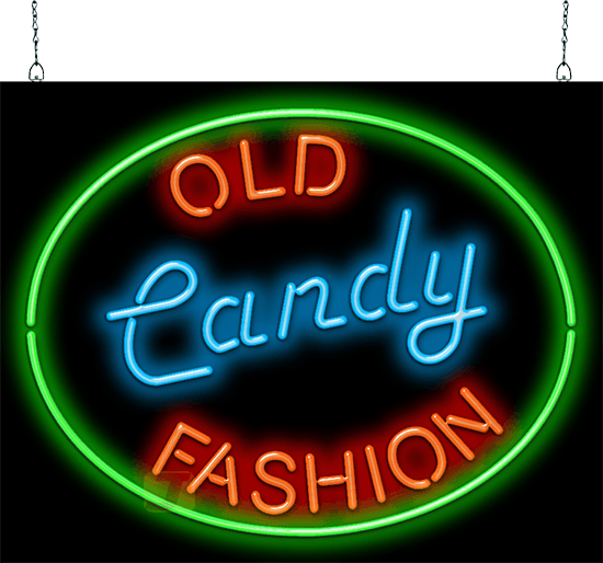 Old Fashion Candy Neon Sign