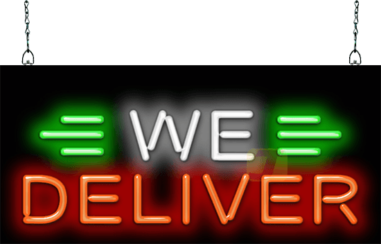 We Deliver Neon Sign
