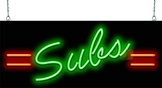 Subs Neon Sign