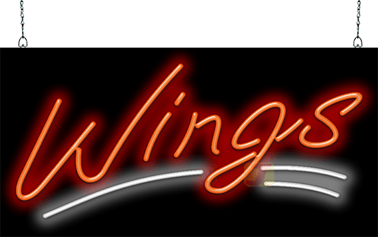 Wings Neon Sign