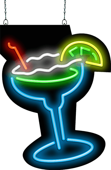 Margarita Glass Neon Sign