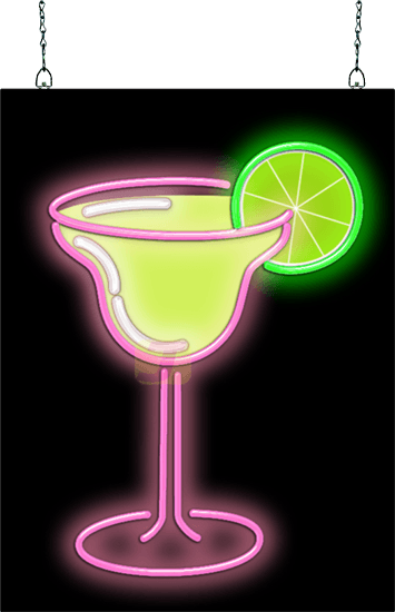 Margarita Glass Neon Sign