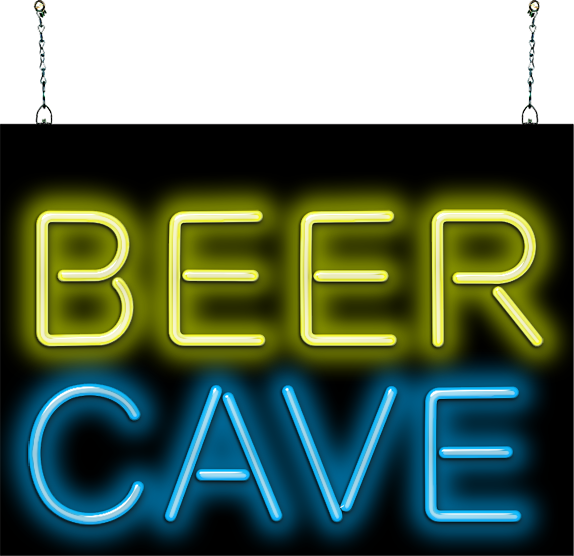Beer Cave Real Neon SignJantec24"x 18"Tap Beer Bar Decor Man Cave Light 