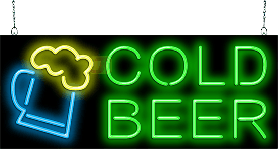 Cold Beer Neon Sign