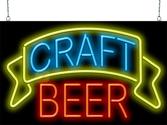 Craft Beer Neon Sign