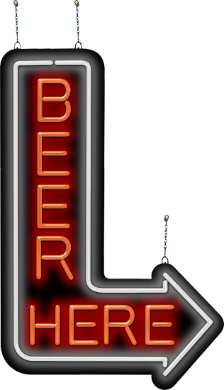 Beer Here Neon Sign | FL-85-01 | Jantec Neon