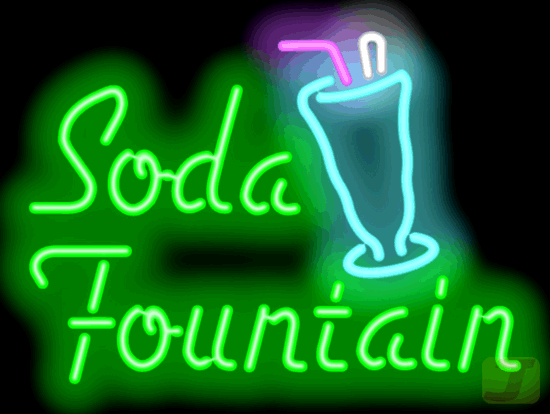 Soda Fountain Neon Sign | FM-25-07 | Jantec Neon