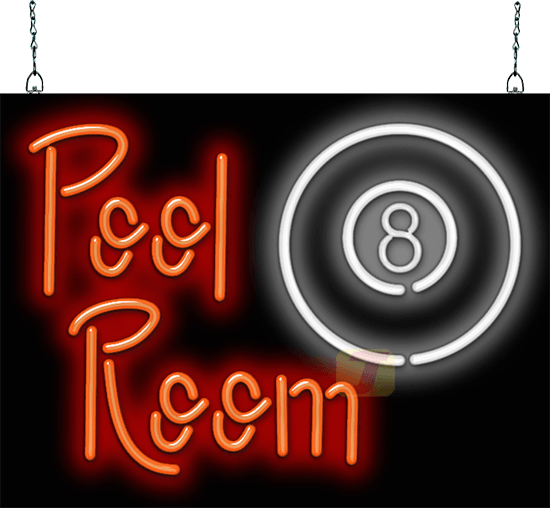 Pool Room Neon Sign