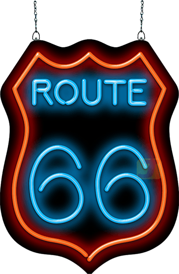 Route 66 Neon Sign