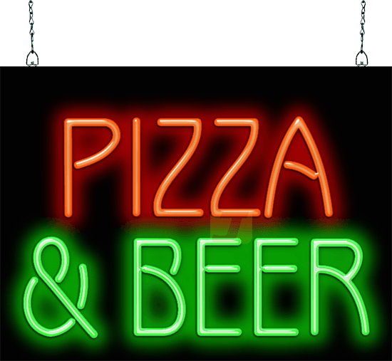 Pizza & Beer Neon Sign