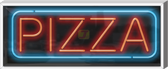 Outdoor Pizza Neon Sign