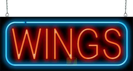 Wings Neon Sign