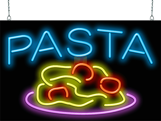 Pasta with Pasta Neon Sign