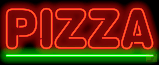 pizza neon sign extra large fpz 55 09 jantec neon letters with designs in them