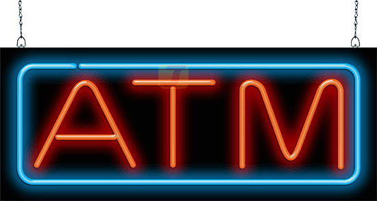 ATM Neon Sign