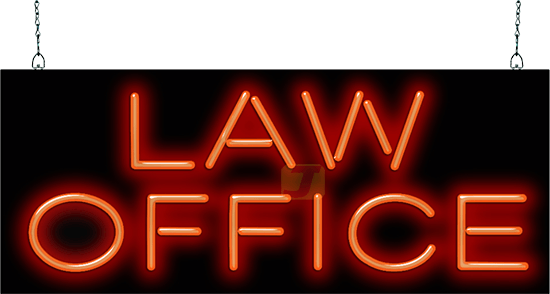 Law Office Neon Sign