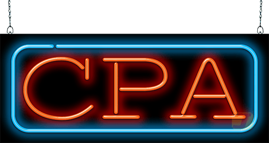 CPA Neon Sign