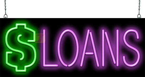 Loans Neon Sign