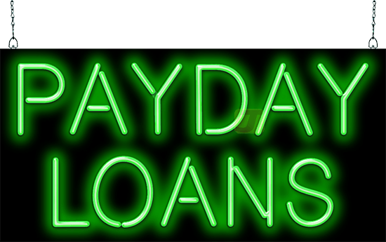 Payday Loans Neon Sign