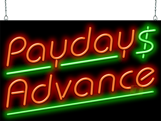 Payday Advance Neon Sign