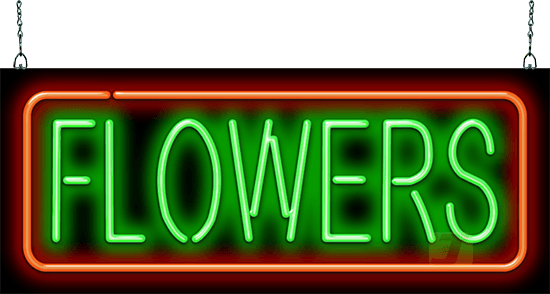 Flowers Neon Sign