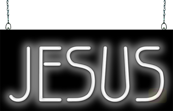 Jesus Neon Sign