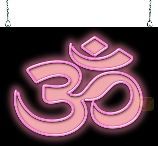 Om Symbol Neon Sign