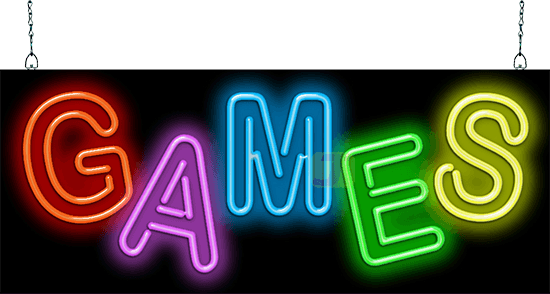 Games Neon Sign