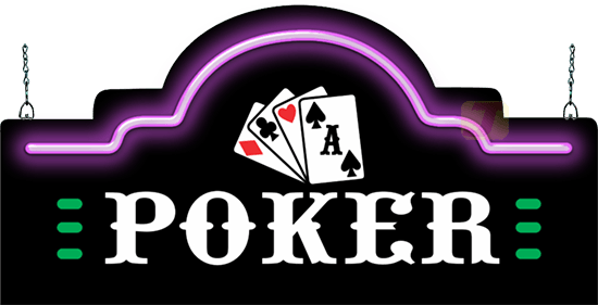 Poker Neon Sign