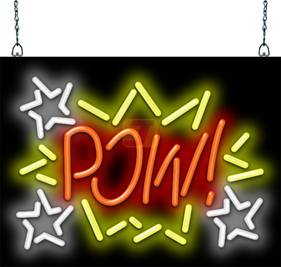 POW! Neon Sign