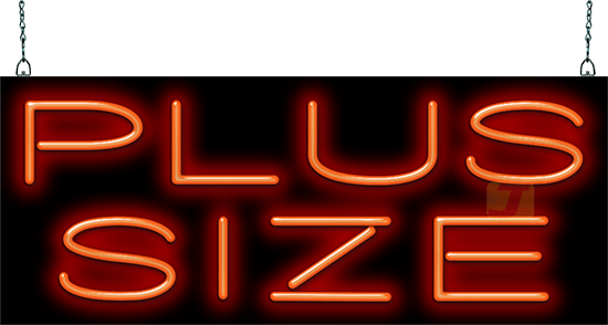 Plus Size Neon Sign