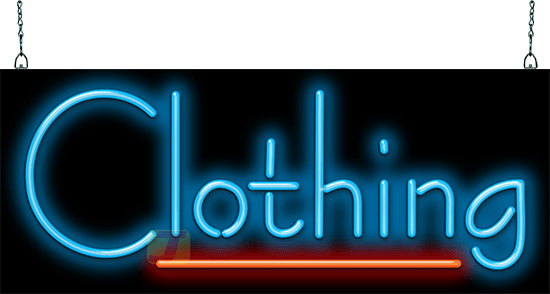 Clothing Neon Sign