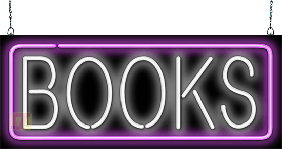 Books Neon Sign | GS-30-13 | Jantec Neon