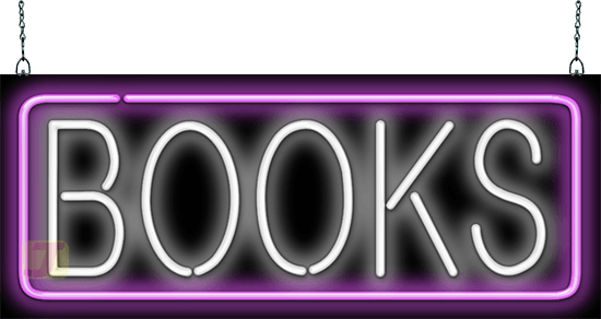 Books Neon Sign