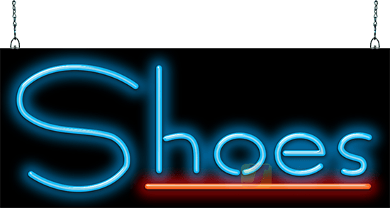 Shoes Neon Sign