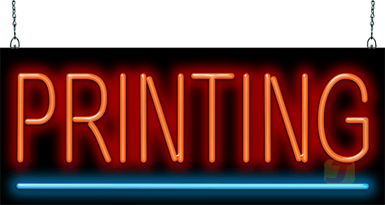 Printing Neon Sign | GS-30-25 | Jantec Neon