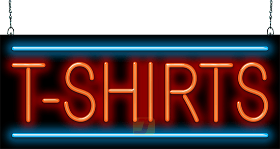 T-Shirts Neon Sign