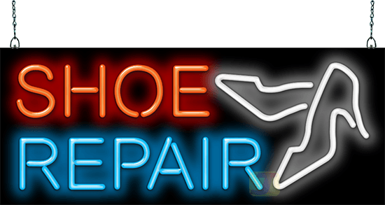 Shoe Repair Neon Sign