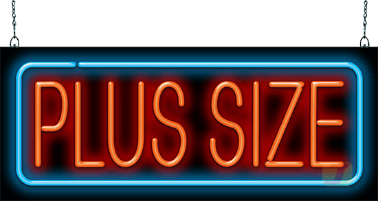Plus Size Neon Sign