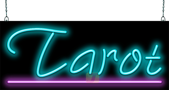 Tarot Neon Sign